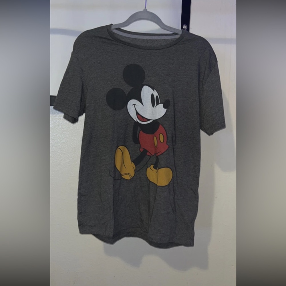 Mickey Mouse shirt, gray color size M